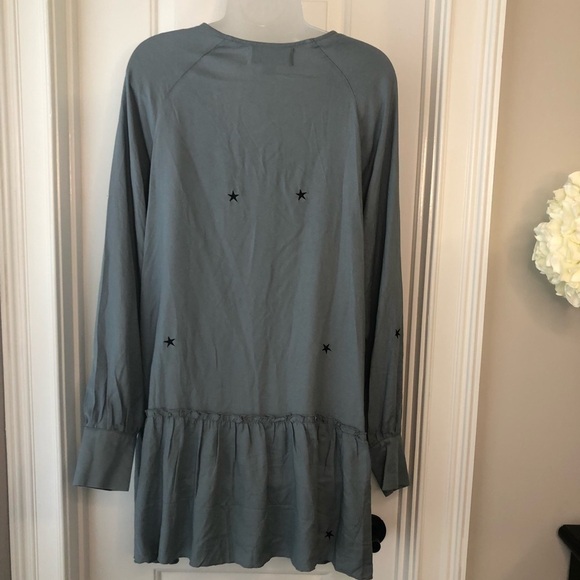 Wildfox Couture Revolve Scattered Star Embroidery Mini Dress - Picture 5 of 14